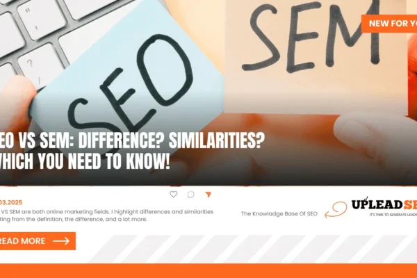 An infographic comparing Search Engine Optimization (SEO) and Search Engine Marketing (SEM), detailing organic strategy components like technical SEO and content optimization alongside paid search tactics such as PPC advertising
